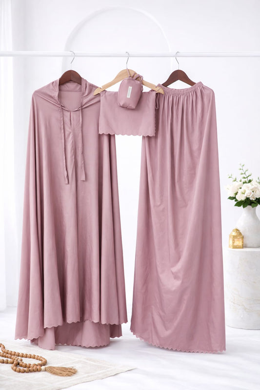 FAJR - Jilbab Portable Rose Poudré